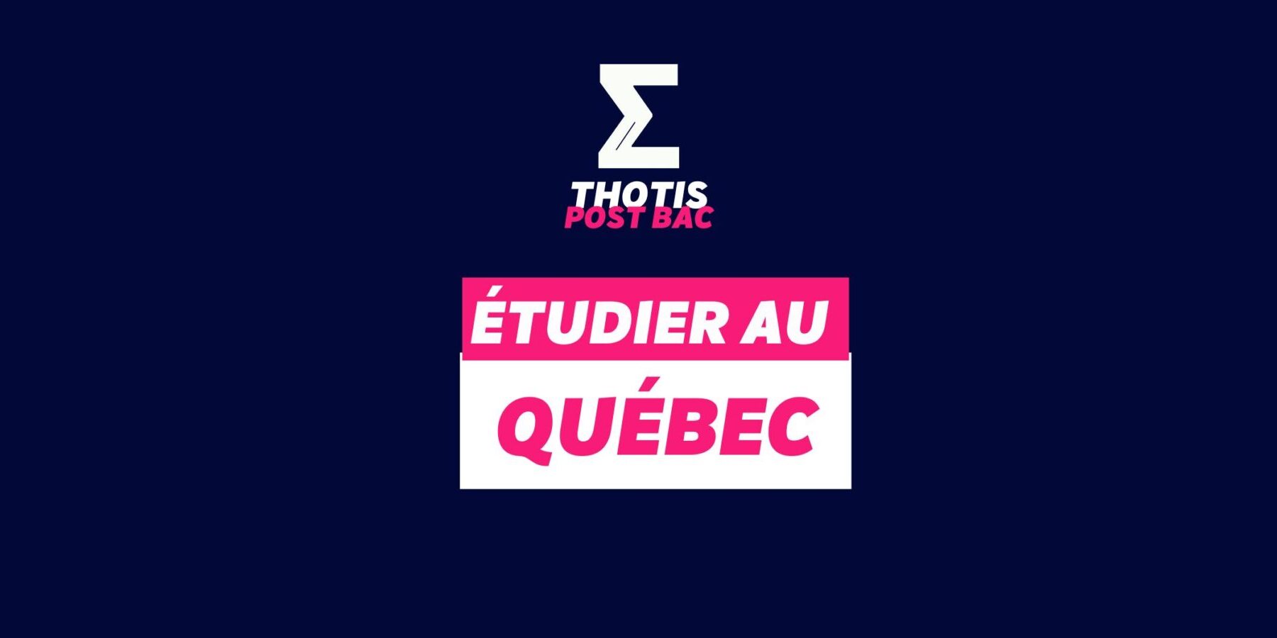 Étudier au Québec