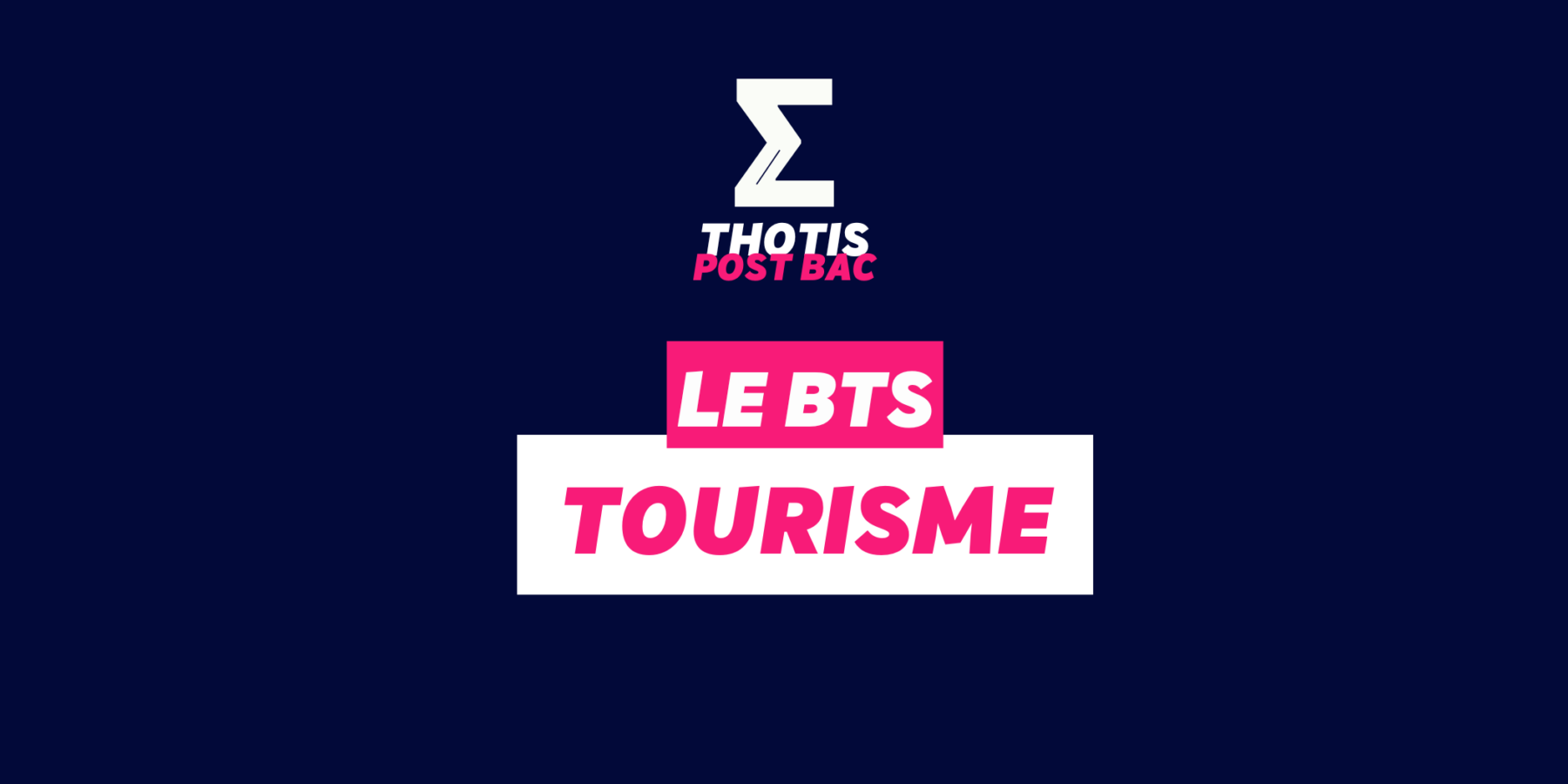 BTS tourisme