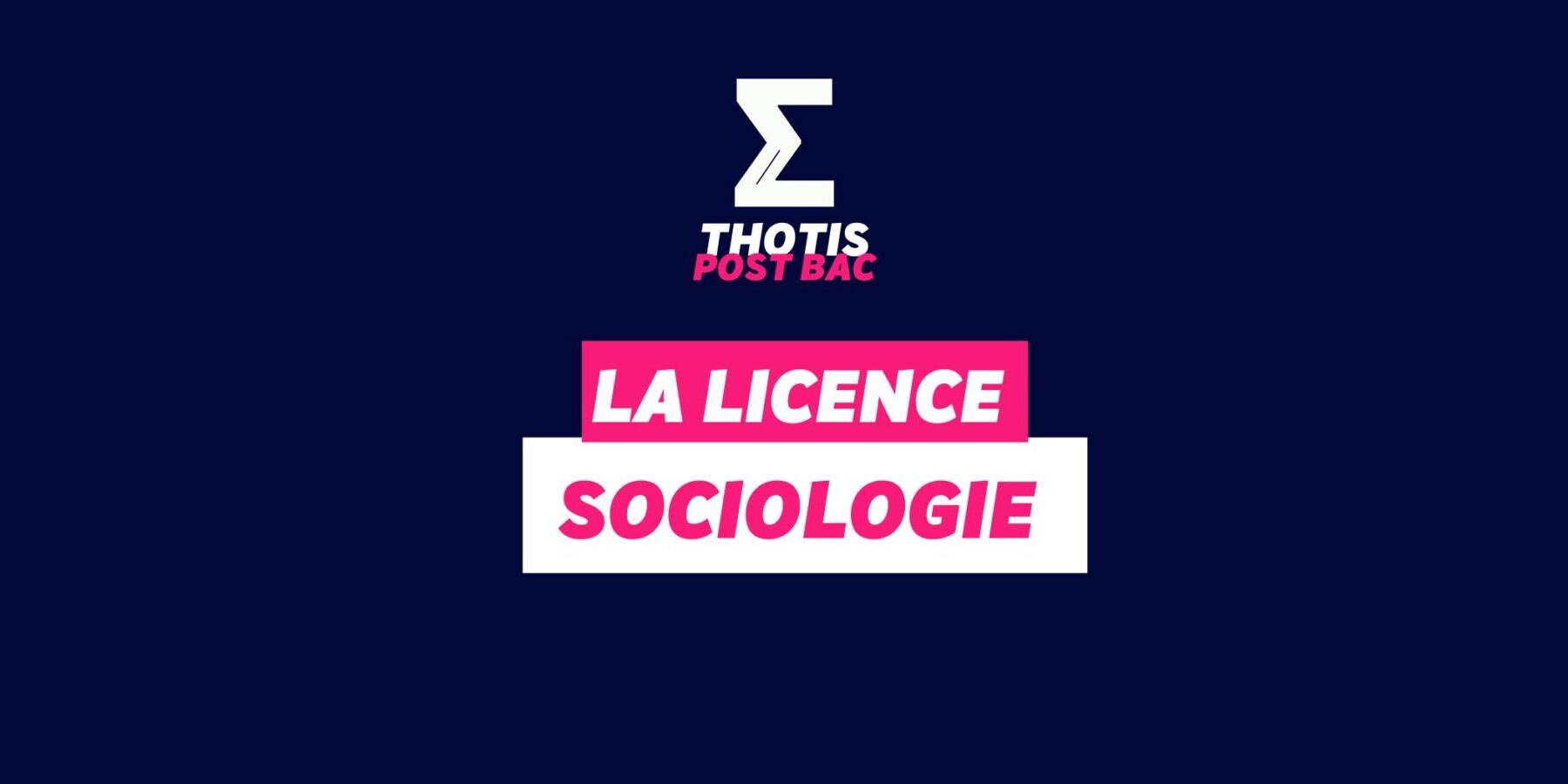 Licence Sociologie