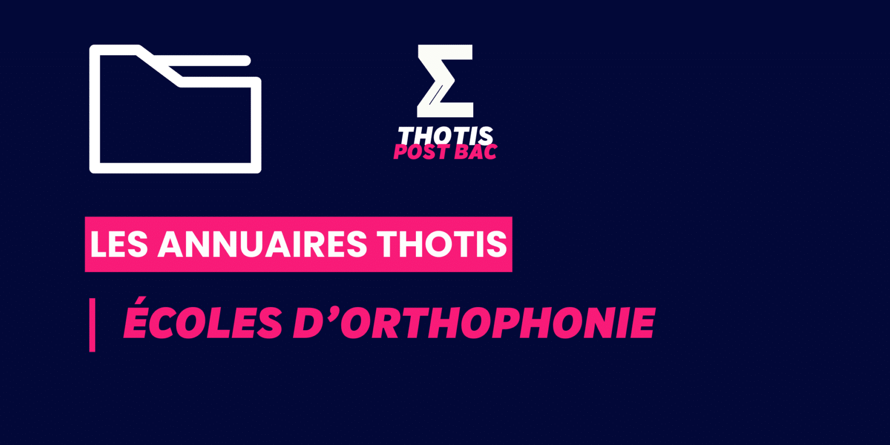 Écoles d’orthophonie_Annuaire_Thotis