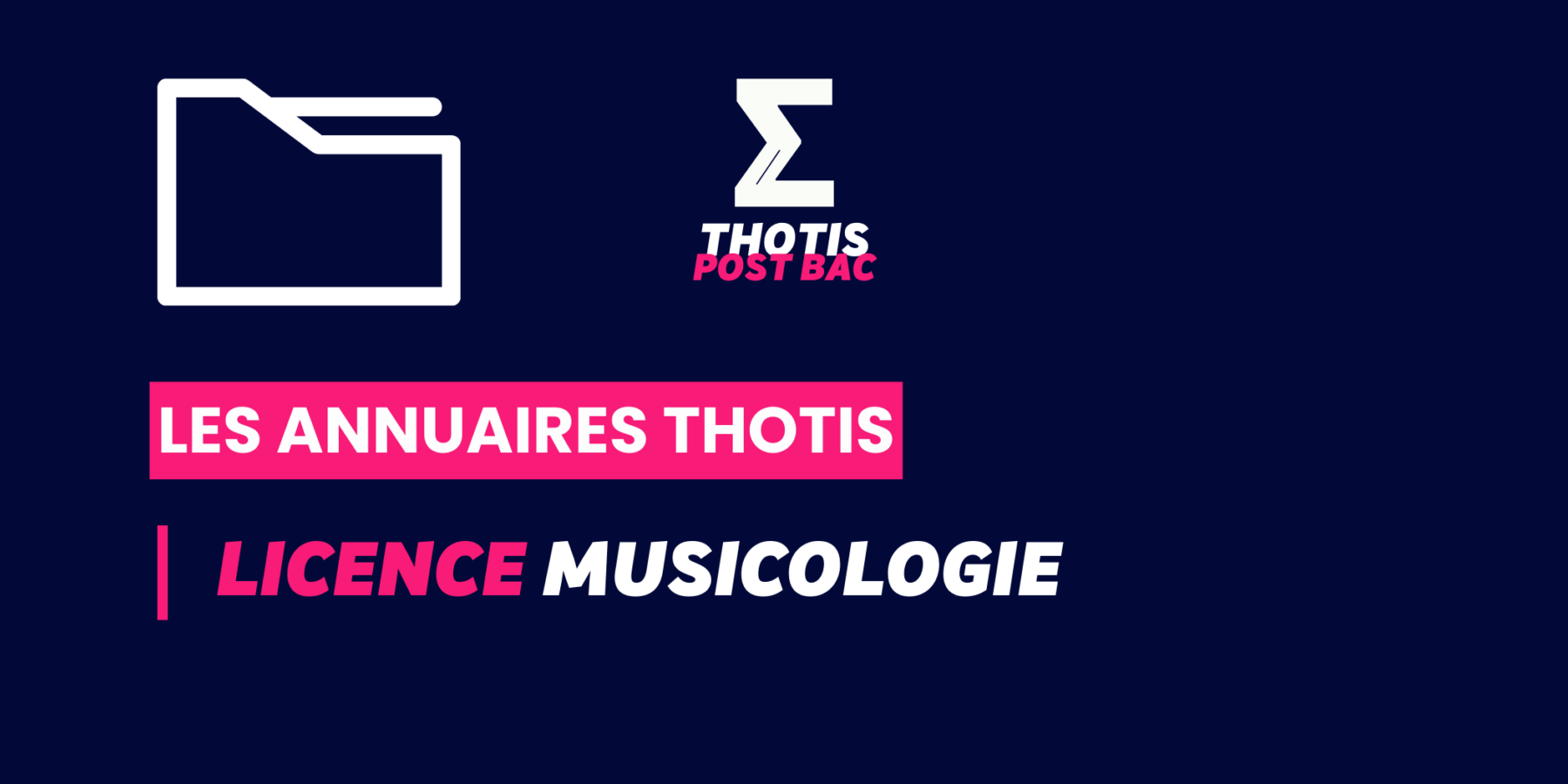 Annuaire Licence Musicologie