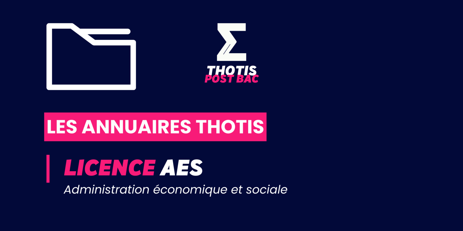 Licence -AES_Annuaire_Thotis