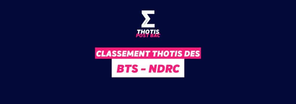 Classement BTS - NDRC