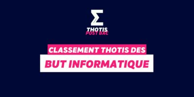 Classement BUT informatique
