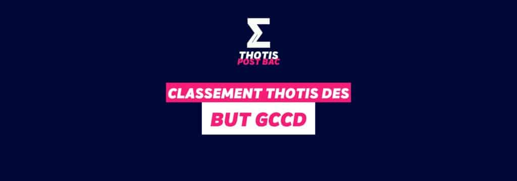 Classement BUT GCCD