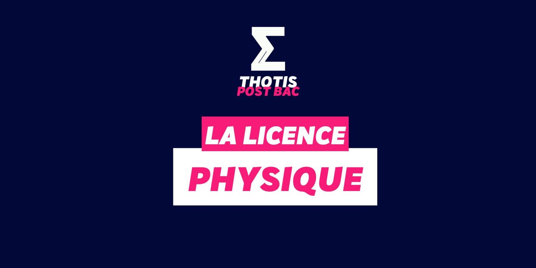 Licence Physique