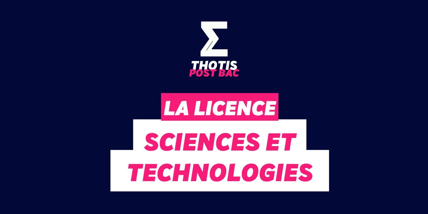 Licence Sciences et technologies