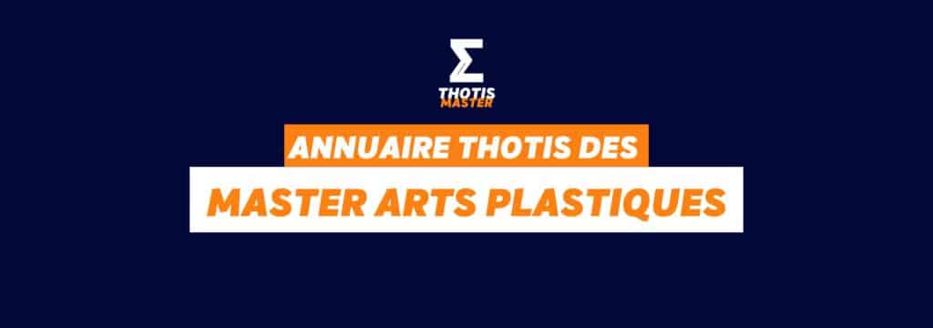 Annuaire master Arts platiques