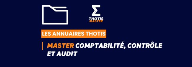 Thotis Annuaire - Master Comptabilité, contrôle et audit