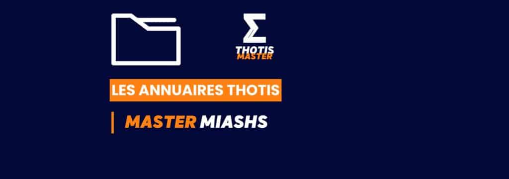 Thotis Annuaire - Master MIASHS