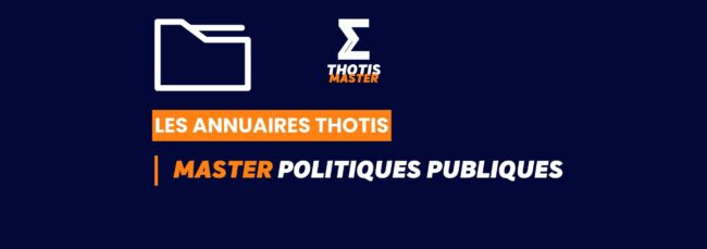 Thotis Annuaire - Master politiques publiques