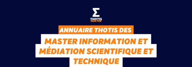 Thotis Annuaire master Information et médiation scientifique et technique