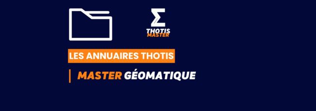 Thotis Annuaire - Master Géomatique