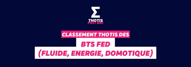 Thotis Classement BTS - FED