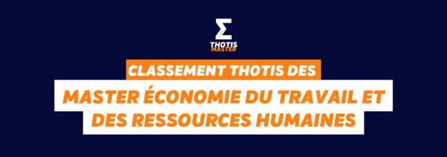 Classement master Économie du travail et des ressources humaines
