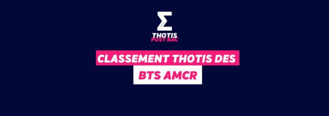 Classement Thotis BTS AMCR