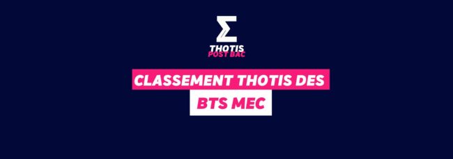 Classement Thotis des BTS MEC en 2025