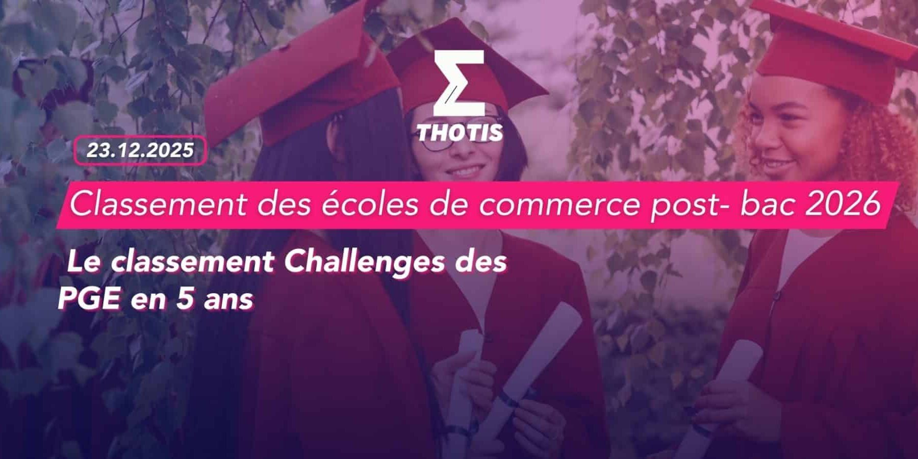 Challenges - classement 2026 des meilleures écoles de commerce