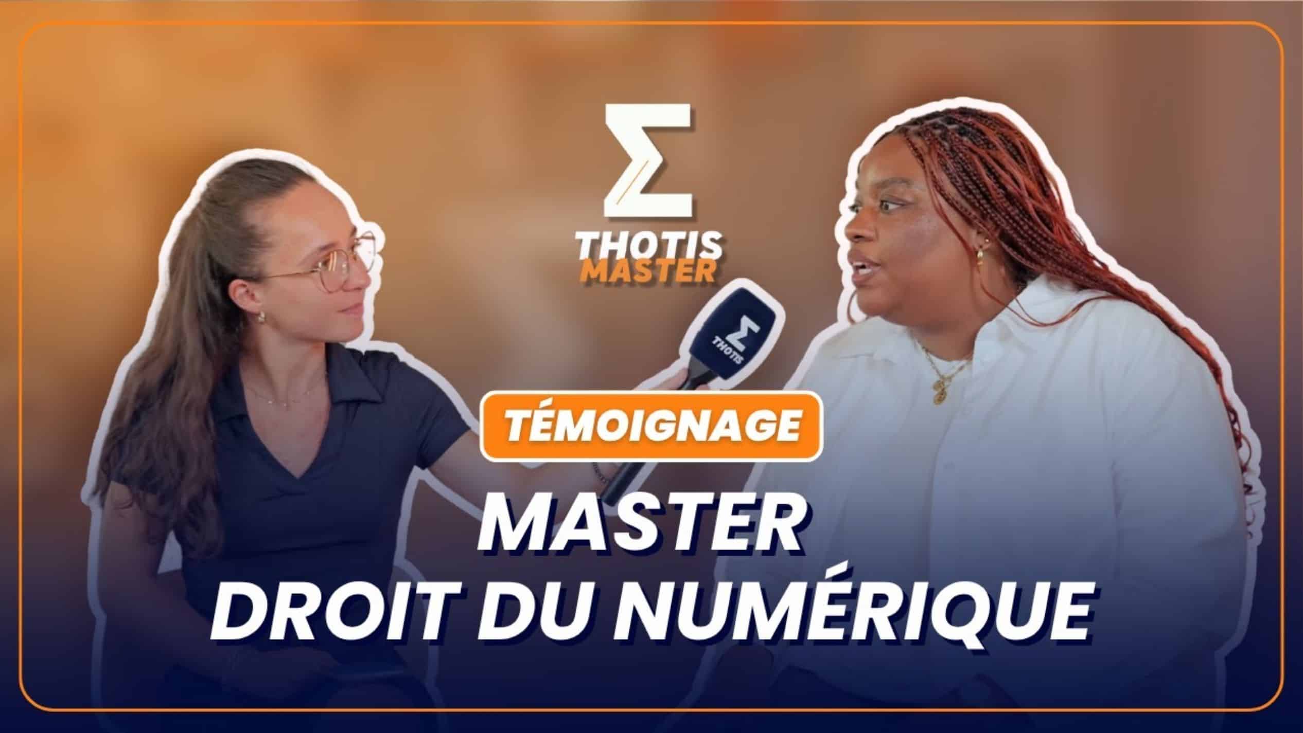 Master droit numérique _ témoignage